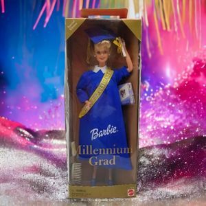 Barbie Doll Millennium Grad Blue Gown #25707 Special Edition NIB NRFB